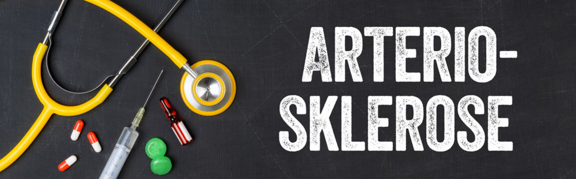  Stethoskop und Medikamente - Arteriosklerose