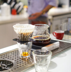 Pour over coffe by The V60 Coffee Dripper. THE BEST POUR OVER COFFEE MAKER