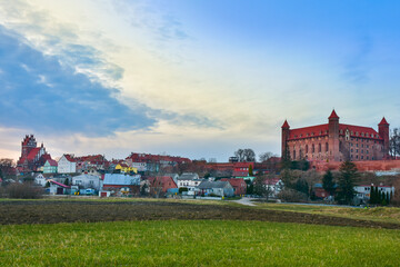 Gniew Castle, beautiful old architecture in Poland