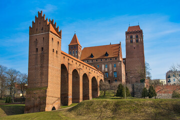 Castle in Kwidzyn, beautiful architecture in Poland