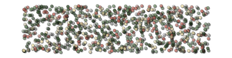 Circles with shadows generative art background art illustration