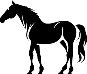 Obraz premium Horse - High Quality Vector Logo - Vector illustration ideal for T-shirt graphic