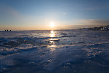 Fototapeta premium Ice of Lake Baikal