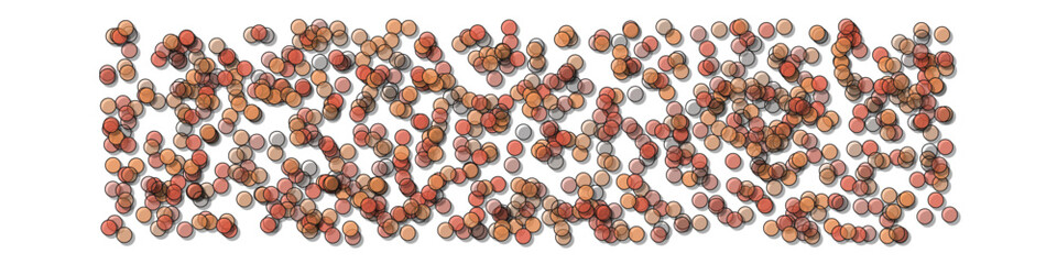 Circles with shadows generative art background art illustration