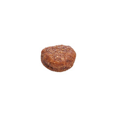  Delicious single dog food ball over isolated white background