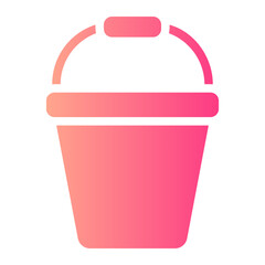 bucket gradient icon