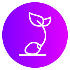 seeding gradient icon