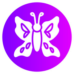 butterfly gradient icon