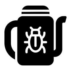 Obraz premium pesticide glyph icon