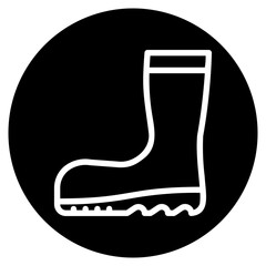 boots glyph icon