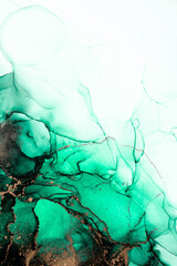 Marble ink abstract art from exquisite original painting for abstract background . Painting was...