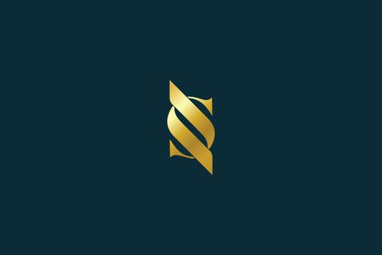 SJ letter with golden typography brand logo design, SJ elegant logo, sj golden icon, sj lettering