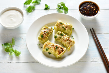 Stuffed cabbage rolls