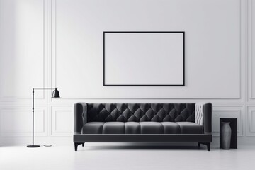 modern living room with sofa. Generative AI, Generative, AI