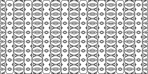 Stylish texture with figures from lines.Abstract geometric black and white pattern for web page, textures, card, poster, fabric, textile. Monochrome graphic repeating design. 