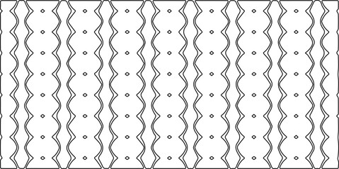 Stylish texture with figures from lines.Abstract geometric black and white pattern for web page, textures, card, poster, fabric, textile. Monochrome graphic repeating design. 