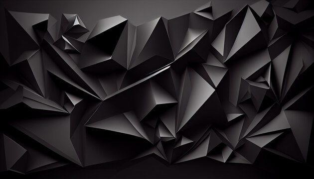 Vector Modern polygon colorful low poly background Ai generated image
