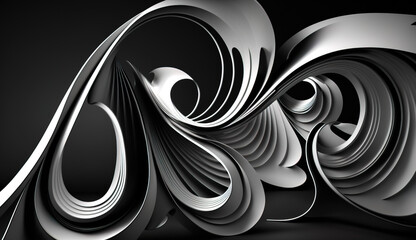 Fototapeta premium Swirl Surf