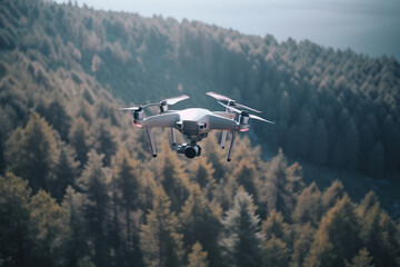 Obraz na płótnie Canvas Aerial Drone