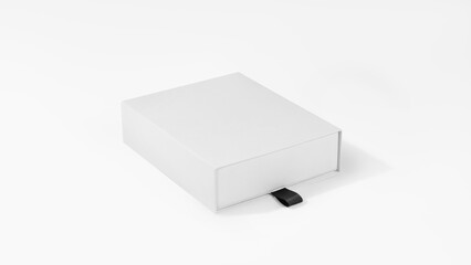 White box mockup in volume for design