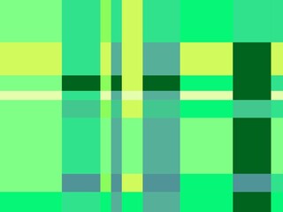 Fototapeta na wymiar abstract green and yellow cross lines background. simple checkered wallpaper