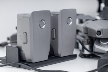 Batteries are charging, smart lithium-ion batteries are charging