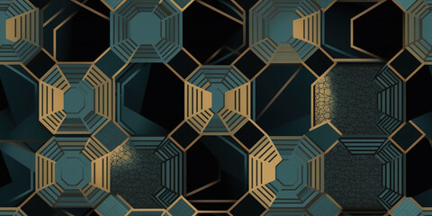 perfect and straight hexagonal lines elegant