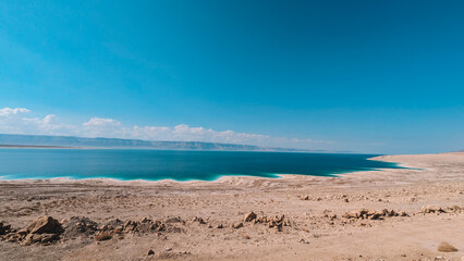 Dead sea in the country Jordan