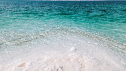 Dead sea in the country Jordan