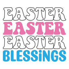  Easter retro  SVG design, easter blessings