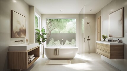 Serene Zen Bathroom Escape: A Tranquil and Spa-Inspired Personal Retreat