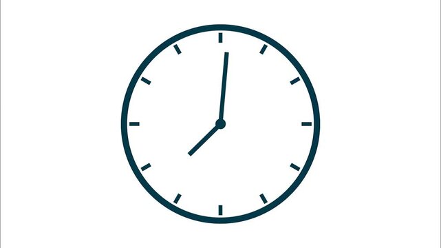 abstract  analog clock animation background  