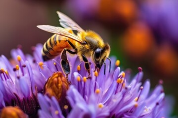 Bee on the flower
