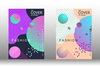 Future futuristic template with abstract forms for banner design, poster, booklet, report, journal.