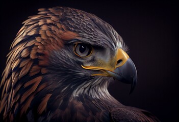 Fototapeta premium bird of prey. Generative AI