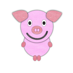 Pig papercut
