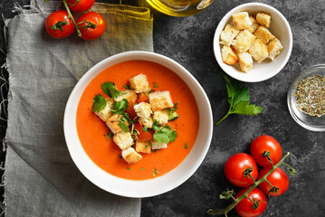 Tomato Gazpacho soup