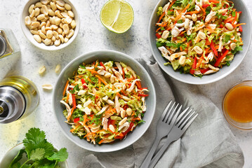 Thai style chicken salad