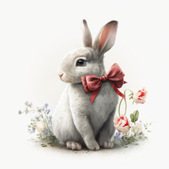 Easter bunny, generative AI technology