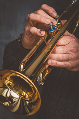 Obraz premium Trompete spielen