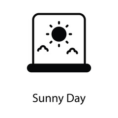 Sunny Day icon. Suitable for Web Page, Mobile App, UI, UX and GUI design.
