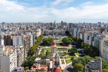 Selbstklebende Fototapeten Buenos Aires Skyline: A Panoramic View of a Vibrant City © skostep