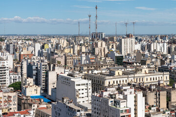 Naklejka premium Buenos Aires Skyline: A Panoramic View of a Vibrant City