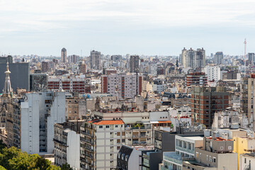 Fototapeta na wymiar Buenos Aires Skyline: A Panoramic View of a Vibrant City