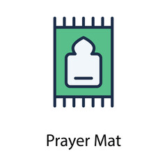 Prayer Mat icon. Suitable for Web Page, Mobile App, UI, UX and GUI design.