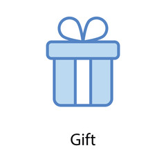 Gift icon. Suitable for Web Page, Mobile App, UI, UX and GUI design.