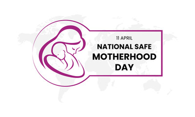 national safe motherhood day, National Safe Motherhood Day, Vector illustration design
