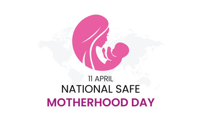 national safe motherhood day, National Safe Motherhood Day, Vector illustration design
