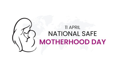 national safe motherhood day, National Safe Motherhood Day, Vector illustration design
