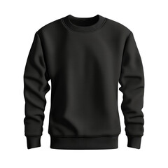 Black sweatshirt. Illustration AI Generative